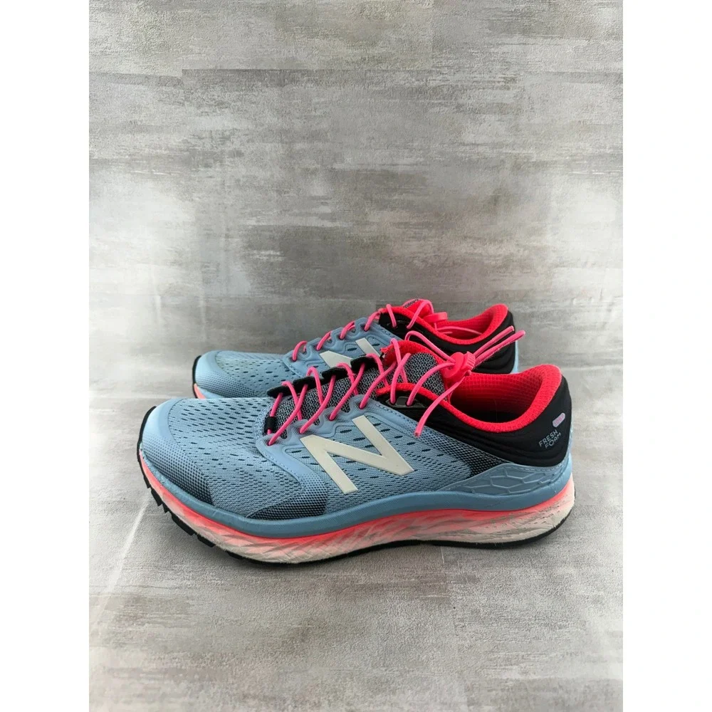 New Balance Fresh Foam 1080v8 Women Running Shoes Blue Pink W1080CS8 Size 9D